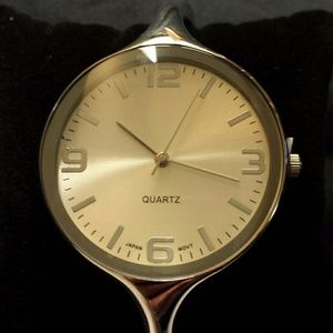 Avon Stylish Cuff Watch Silver